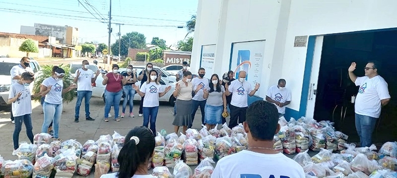 Ministério reúne 800 igrejas e distribui mais de 4 toneladas de alimentos no Mato Grosso