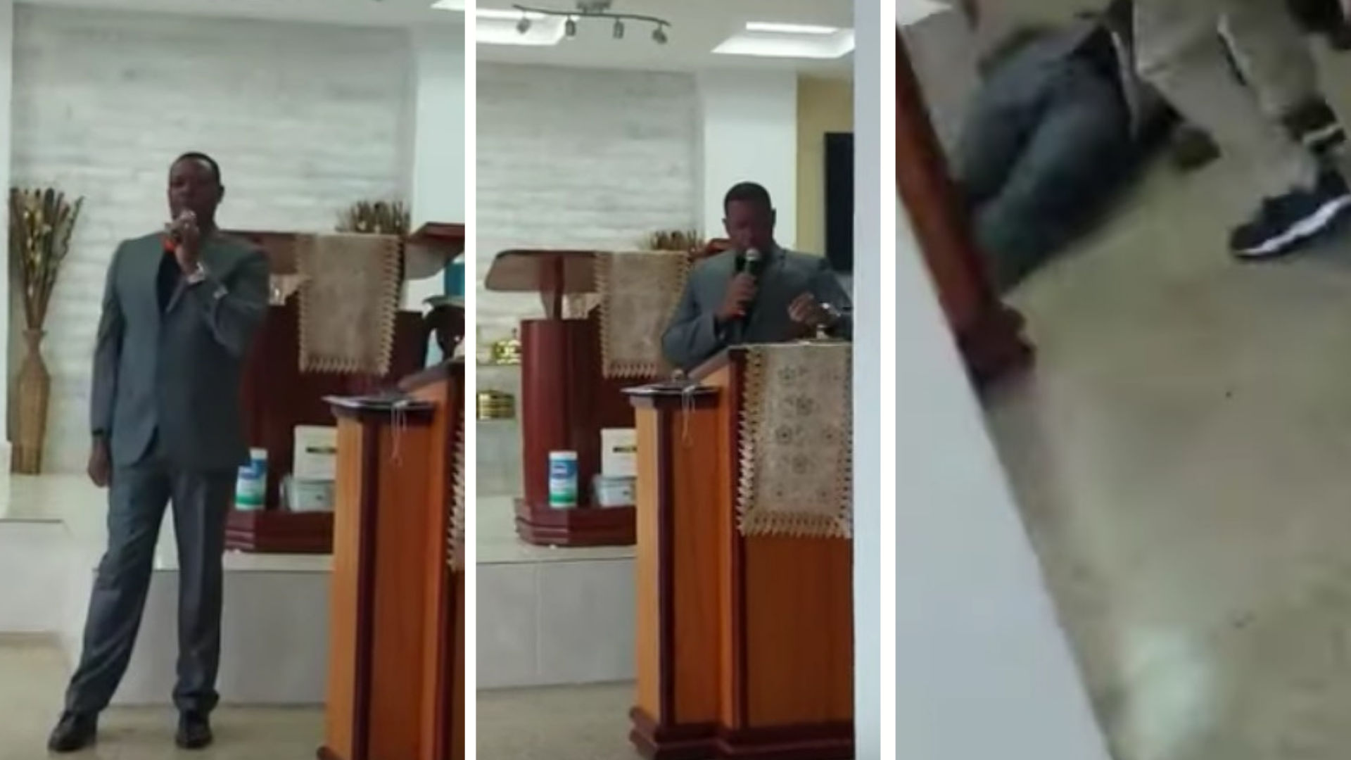‘Glorificado seja o nome do Senhor’, diz pastor antes de morrer no púlpito