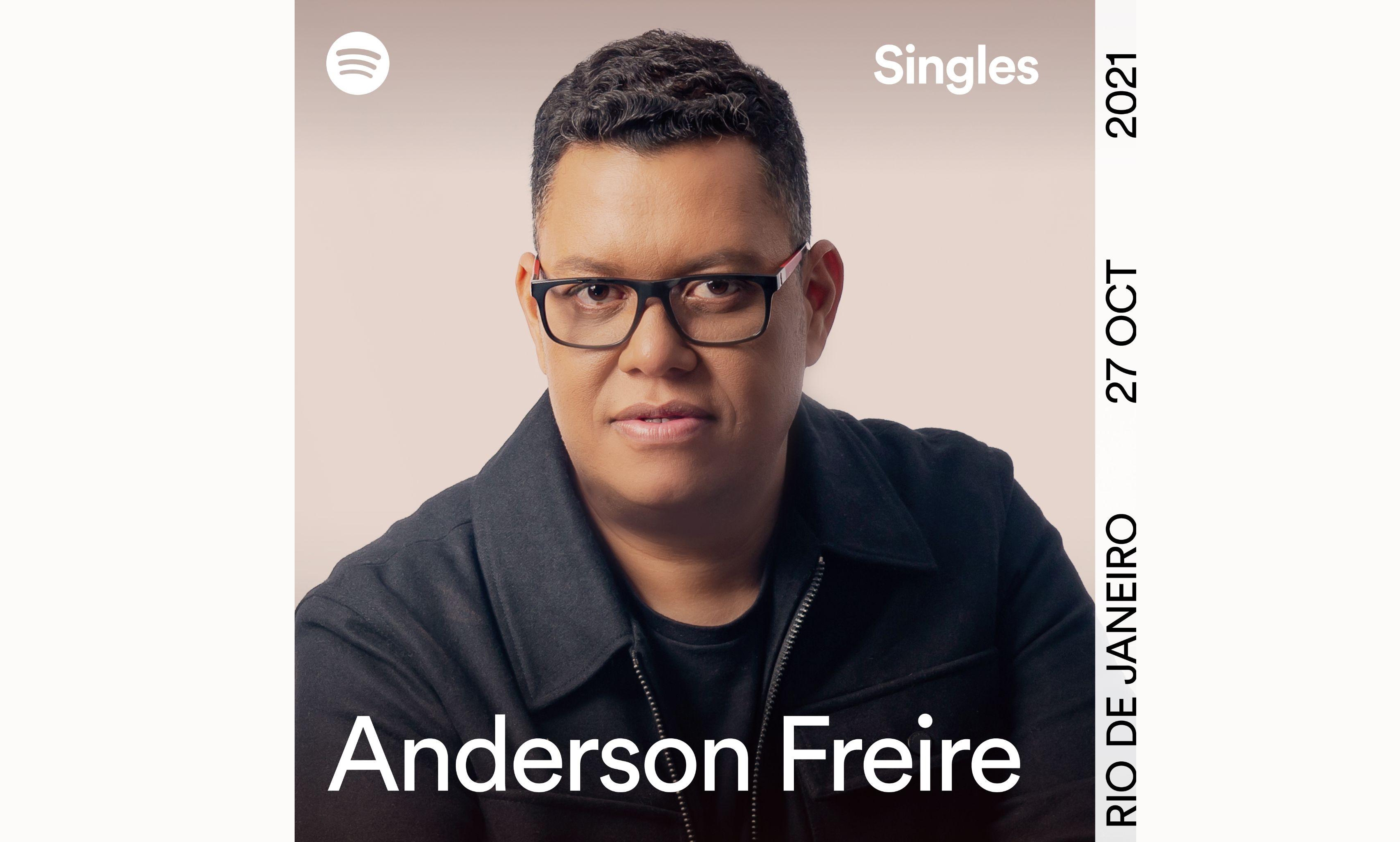 Anderson Freire é o primeiro cantor gospel a gravar Spotify Singles no Brasil
