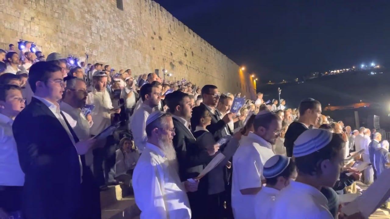 600 levitas ensaiam canções em preparo para o Terceiro Templo