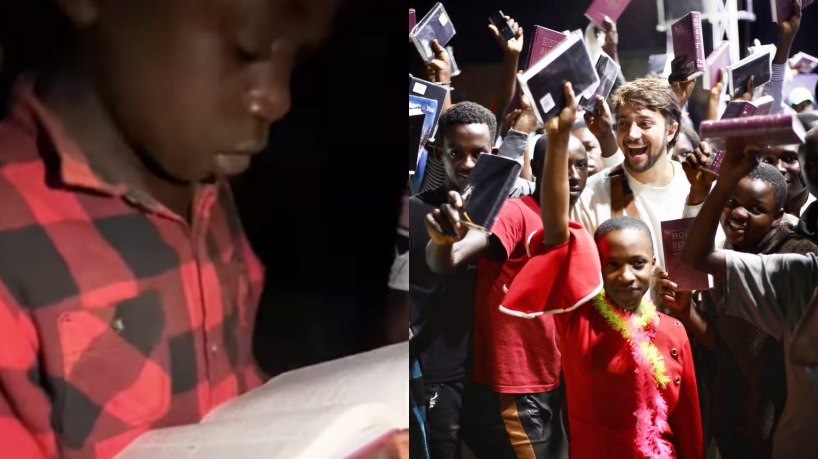 Menino chora ao receber Bíblia de missionário brasileiro em Uganda: “Estão sedentos”