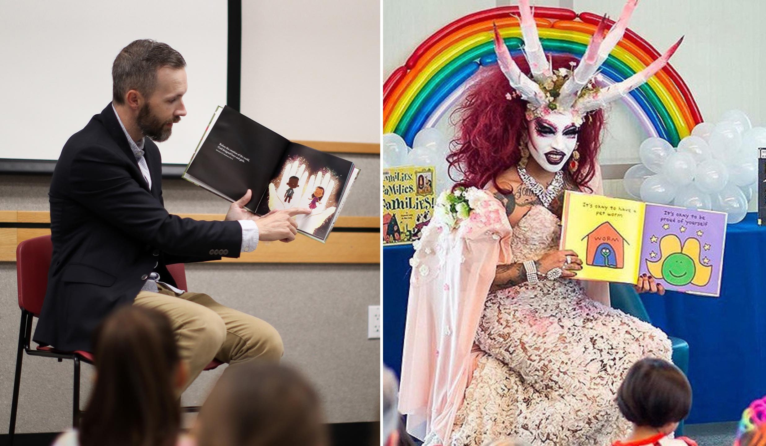 50 bibliotecas negam leitura de livros por cristãos, mas permitem drag queens