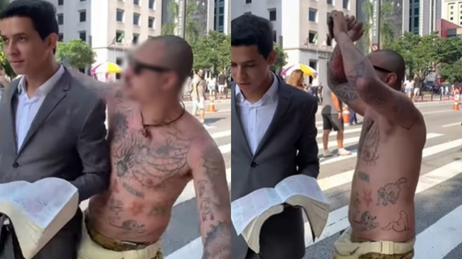 Pregador é hostilizado durante mensagem na Avenida Paulista