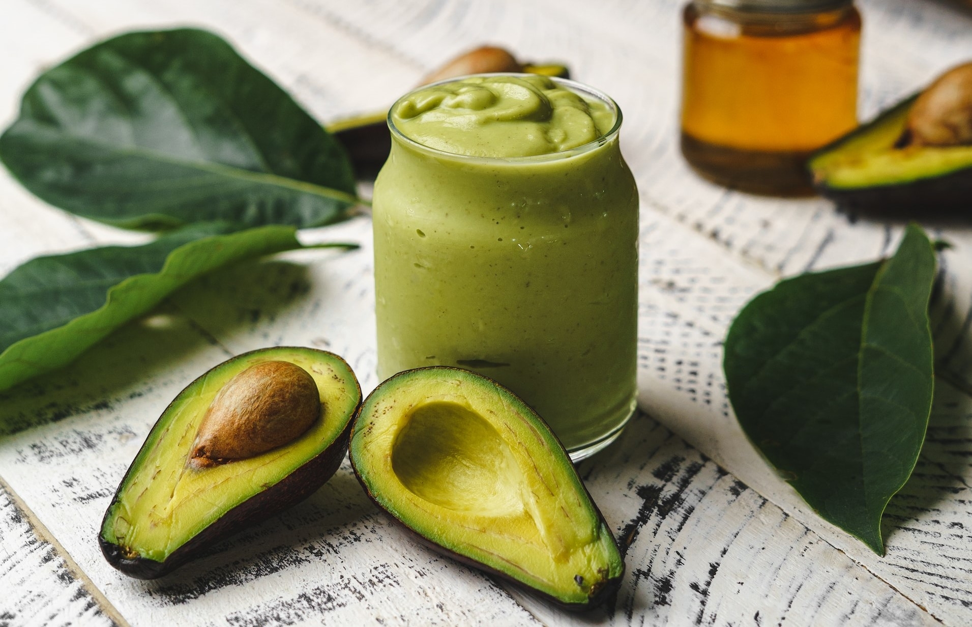 Mousse de abacate com cacau