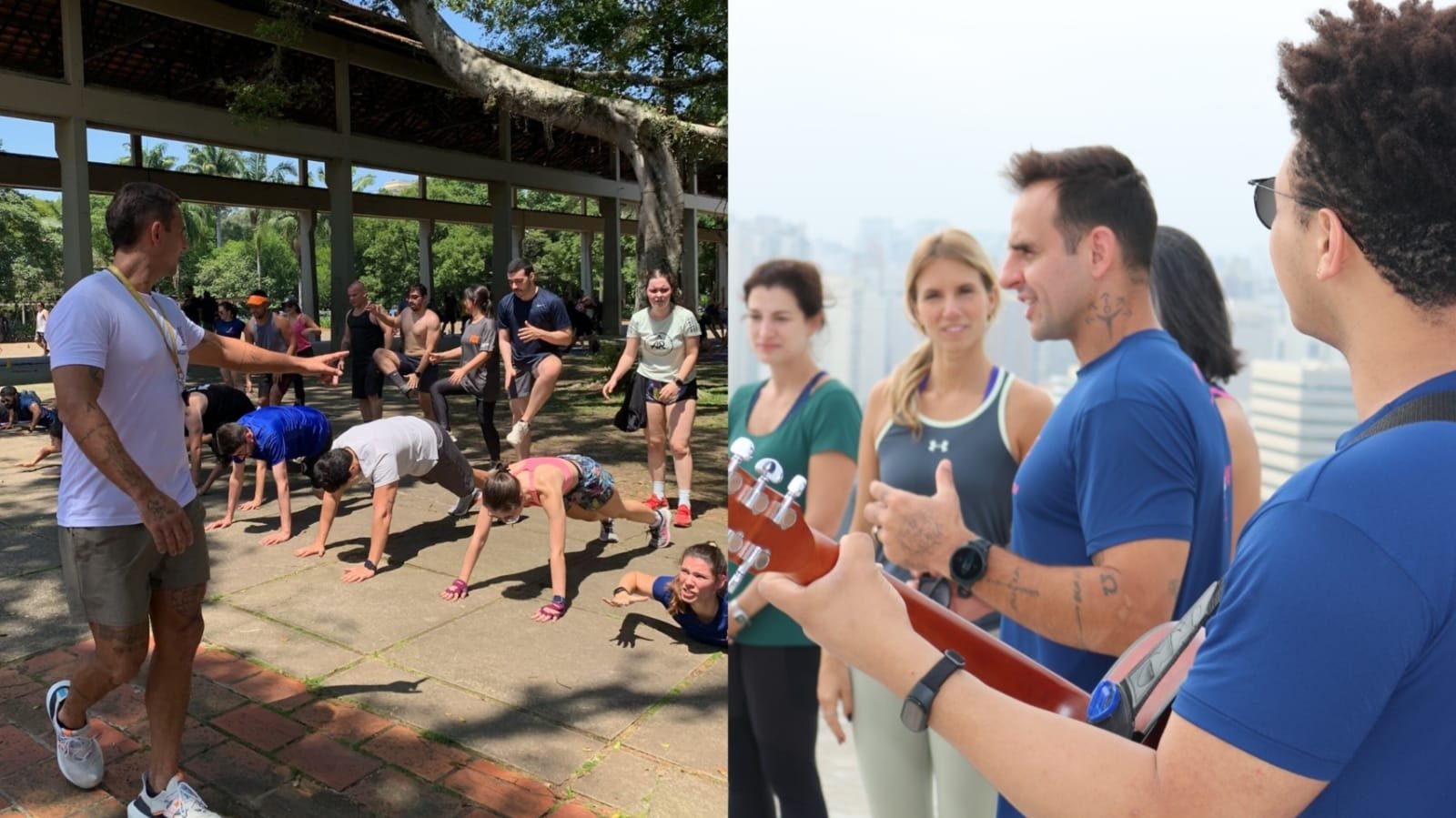 Personal leva pessoas a Jesus através de treino em parque: 