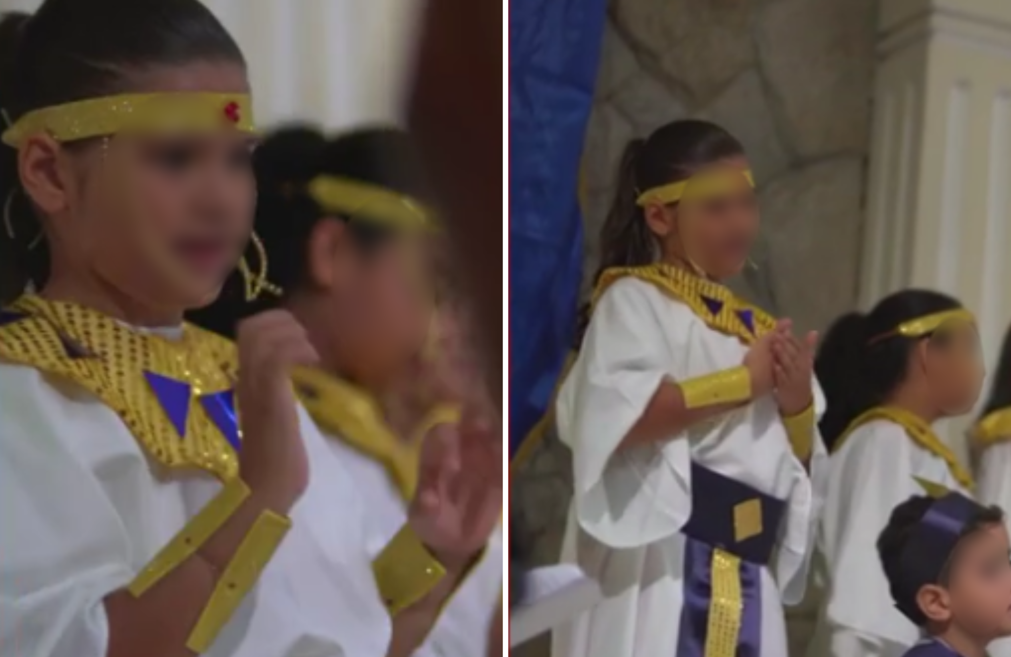 Aos 9 anos, filha de surdos surpreende pais com homenagem em Libras na Igreja
