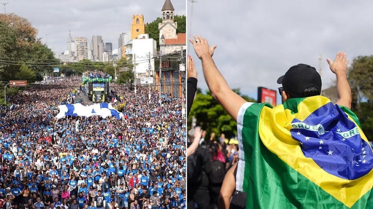 Milhares participam da Marcha para Jesus em SP: ‘Deus é o Senhor da nação’