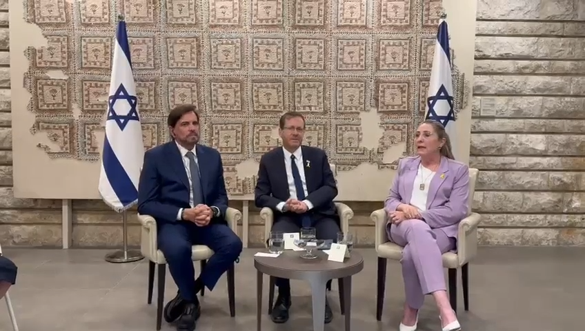 Líderes evangélicos brasileiros são recebidos por presidente de Israel