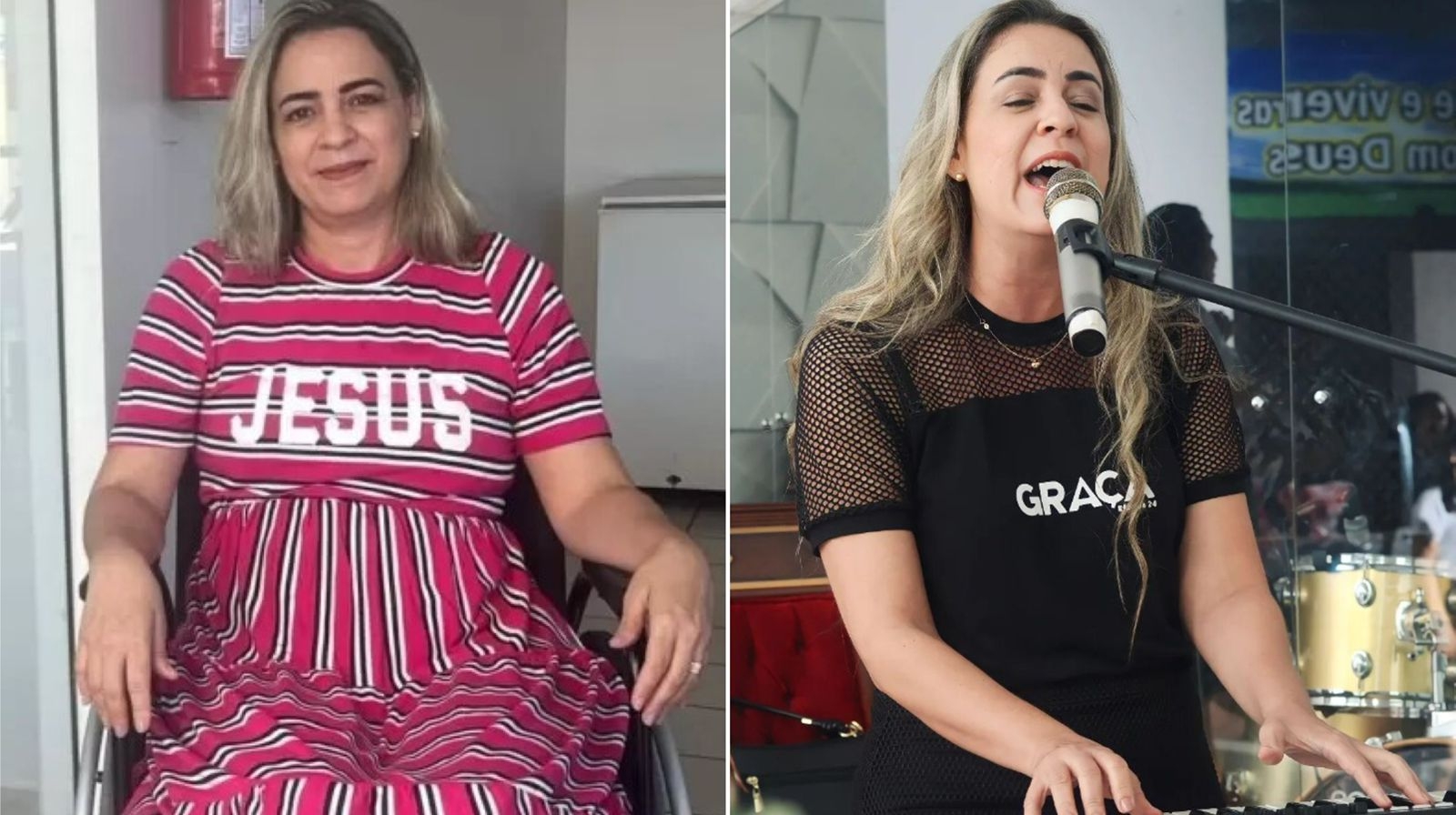 Cantora baleada em Goiânia está sem andar e usa cadeira de rodas: “Deus está no controle”