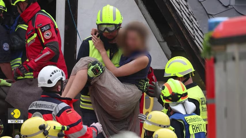Família é salva após 10 horas sob escombros de hotel: “Toda glória a Ele”