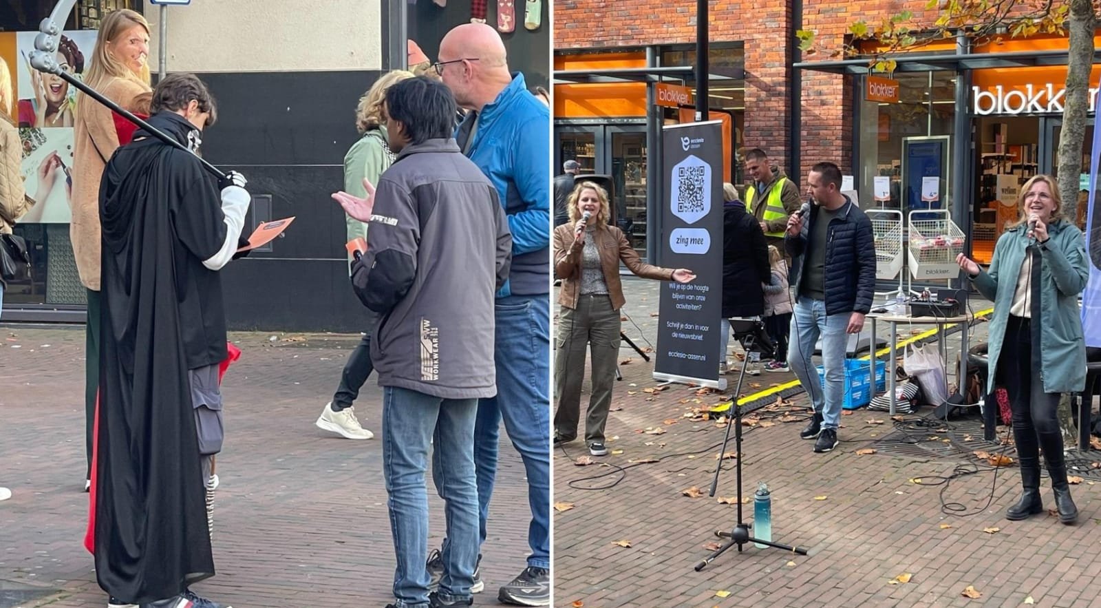 Cristãos evangelizam durante Halloween na Holanda: 