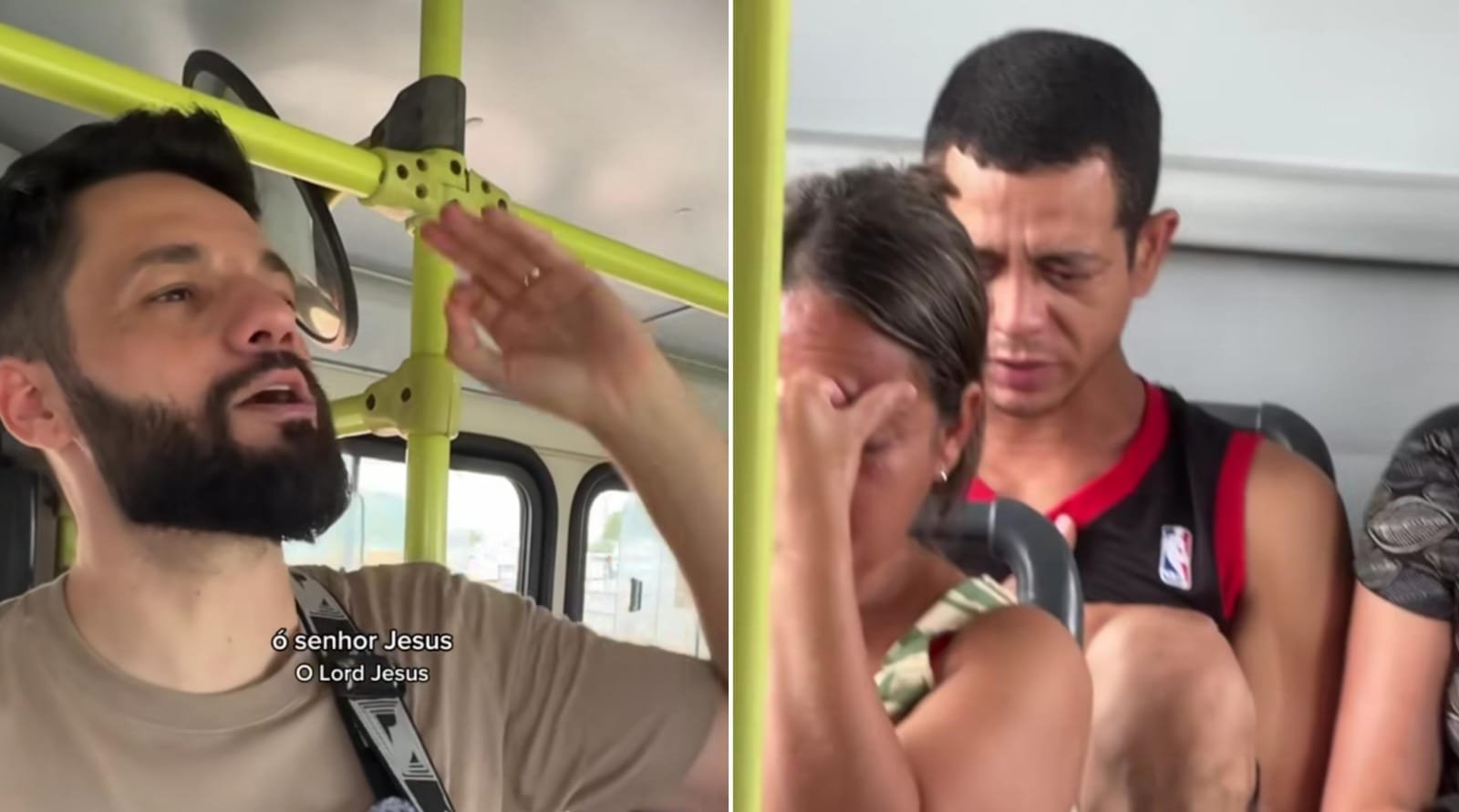 Passageiros aceitam Jesus em lágrimas em evangelismo de ônibus: “Deus alcançou vidas”