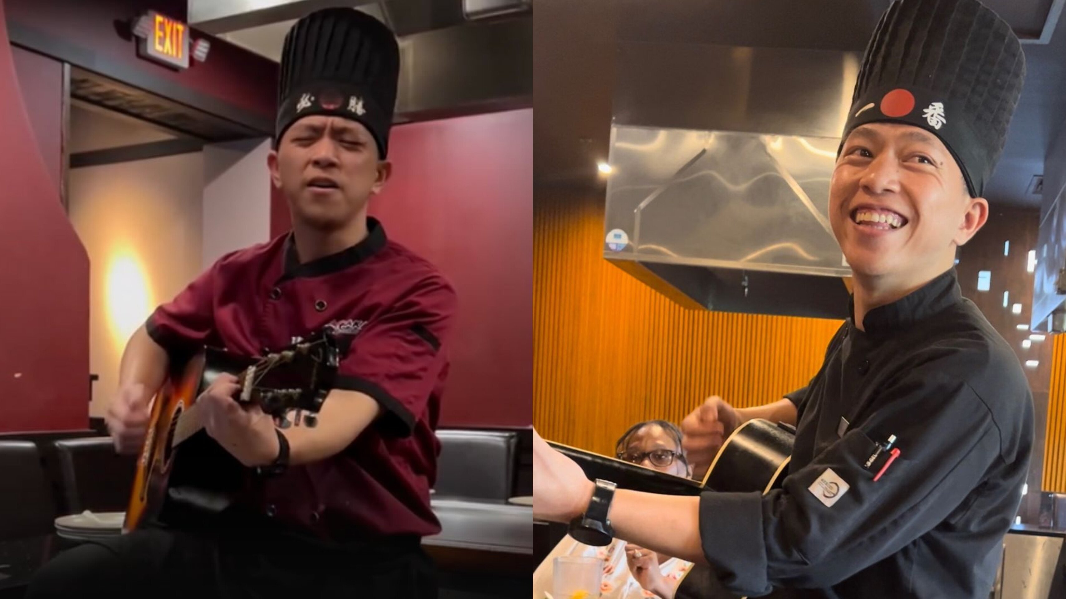 Chef toca e canta louvor para clientes em restaurante nos EUA: “O Senhor seja louvado”