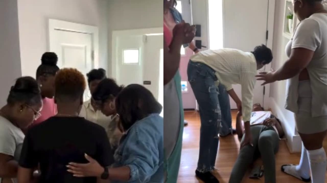 Entregadora de delivery deixa comida e é impactada por reunião de oração: ‘Deus enviou’