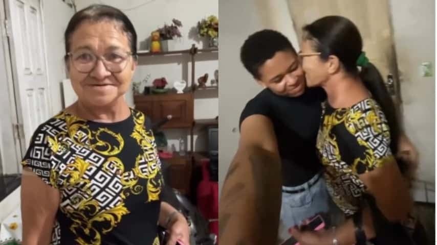 Mãe chora ao ver filha ex-trans vestida de mulher: “Resposta de oração”