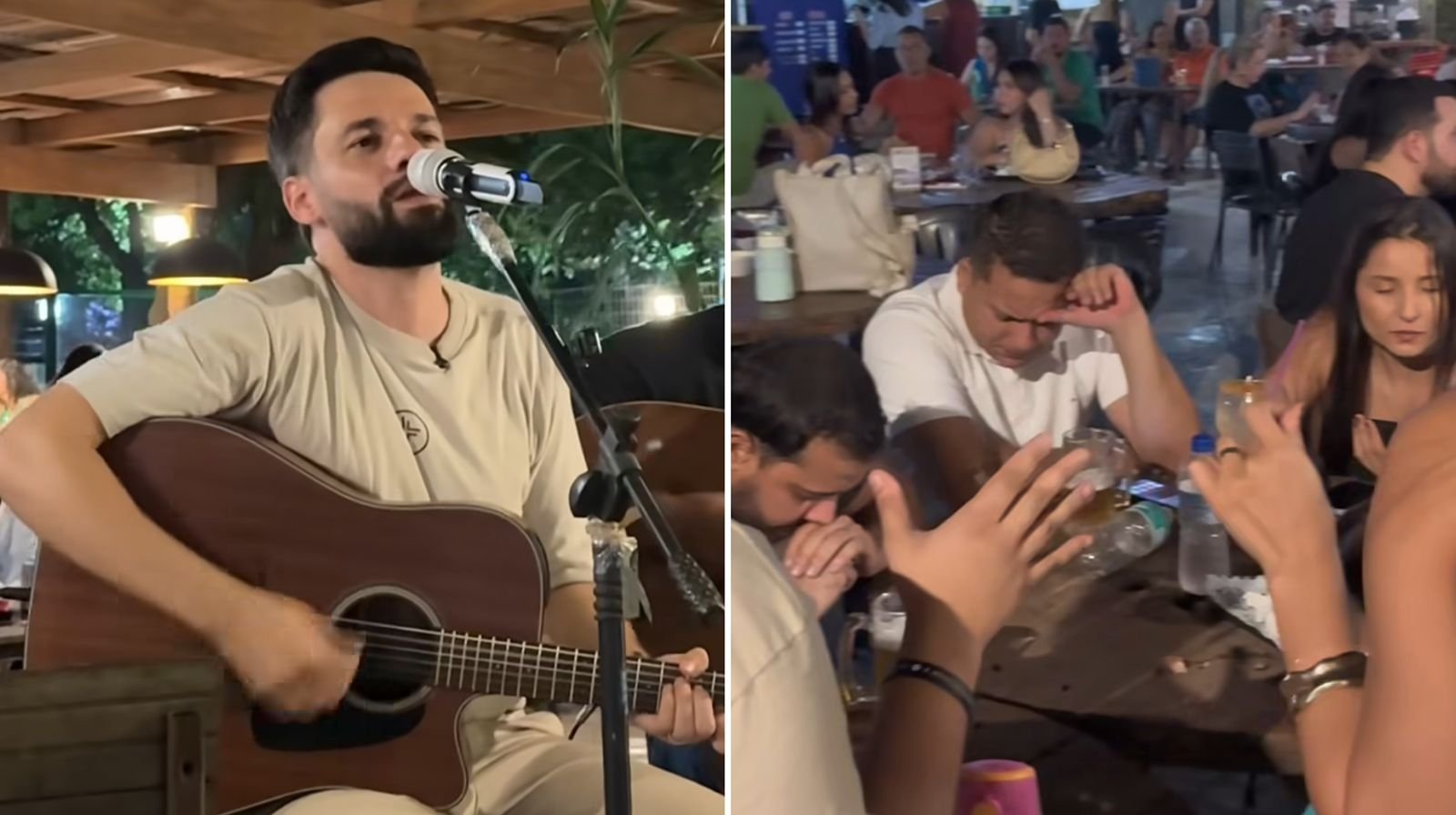 Cristãos evangelizam em bar no Pará e presença de Deus transforma o ambiente