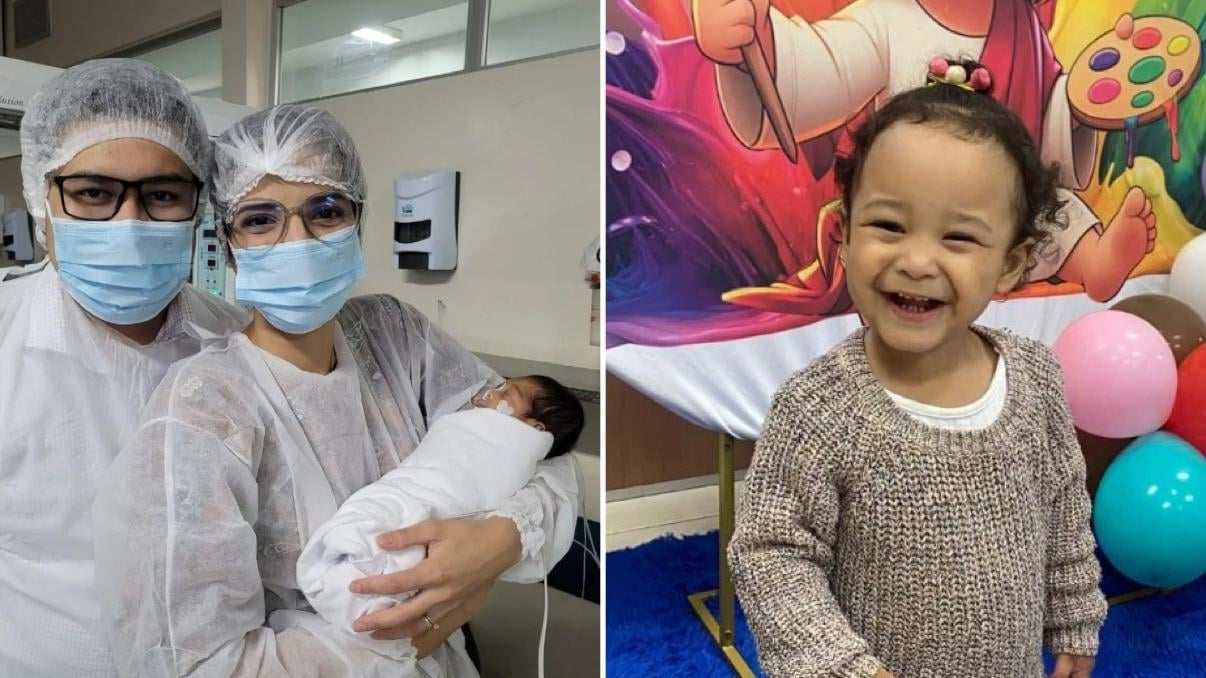 Médicos sugerem aborto por má-formação e bebê nasce perfeita: ‘A última palavra é de Deus’