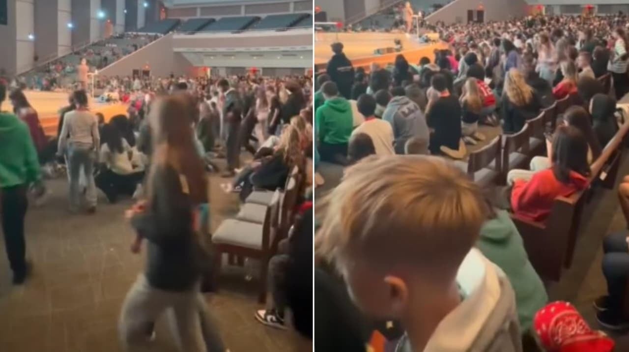 Mais de 600 estudantes se ajoelham no altar para aceitar Jesus nos EUA: “Mover de Deus”