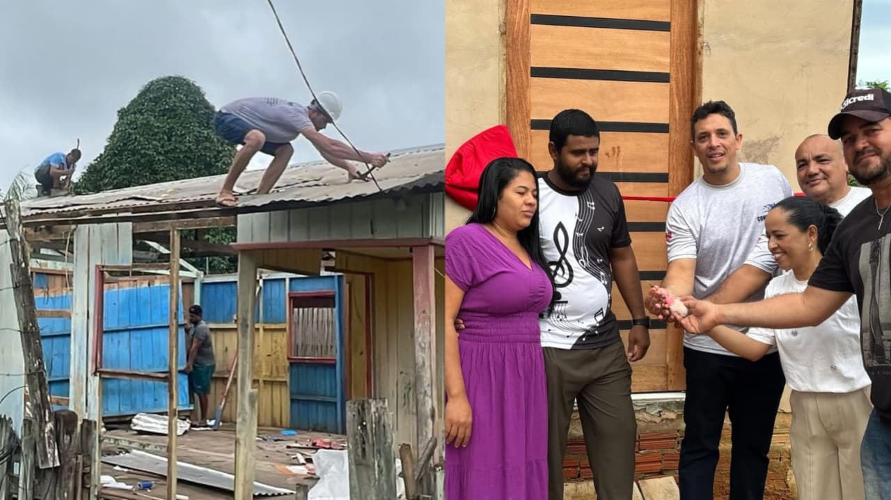 Igreja constrói casa para família em vulnerabilidade no Acre: "Amor ao próximo"