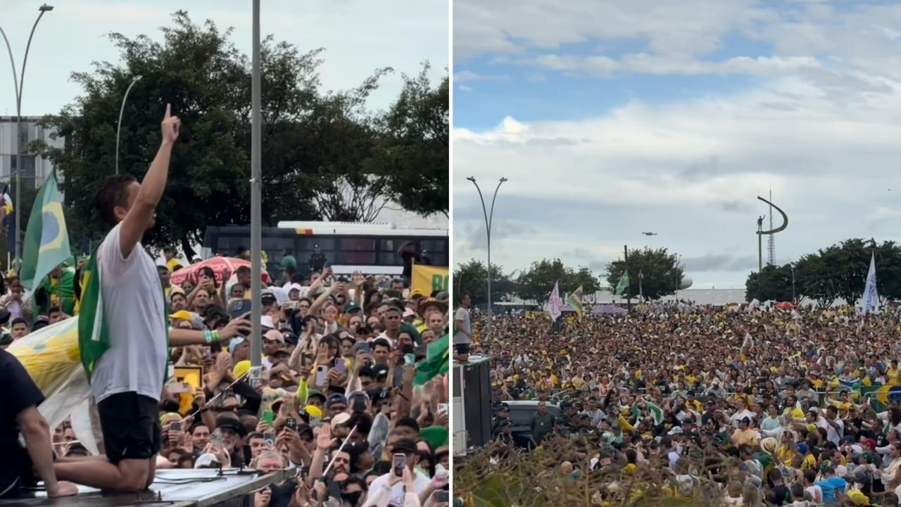 Nikolas Ferreira conclui caminhada orando pelo Brasil: “Tu és o Deus dessa nação”