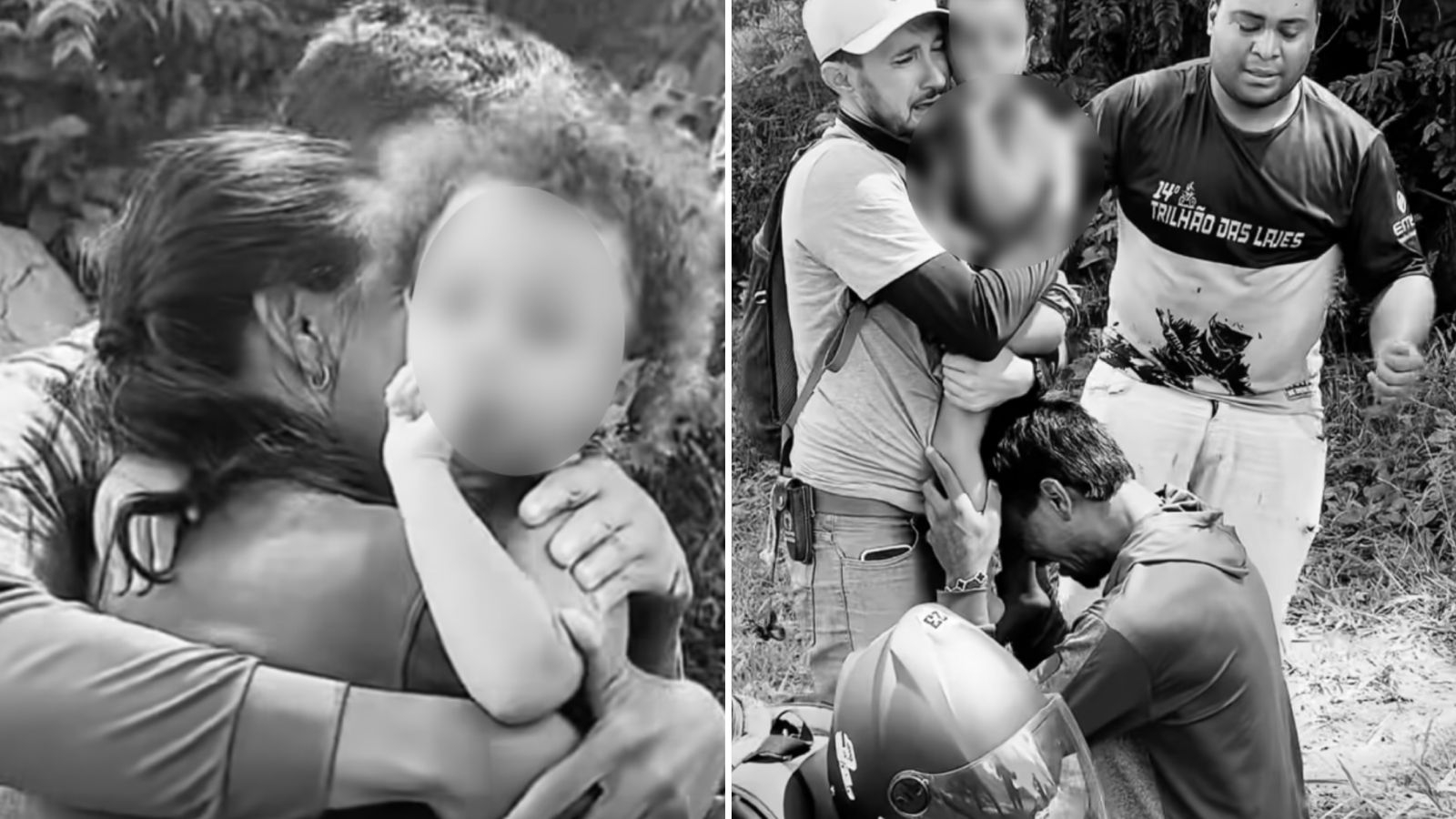 Família louva a Deus ao encontrar menina de 4 anos perdida em MG