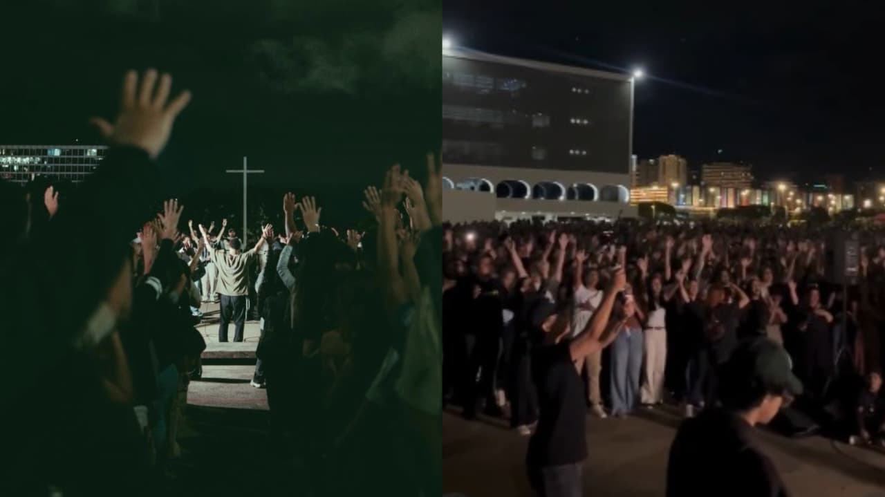 Culto em praça atrai milhares e registra conversões e curas em Brasília: “O Céu desceu”