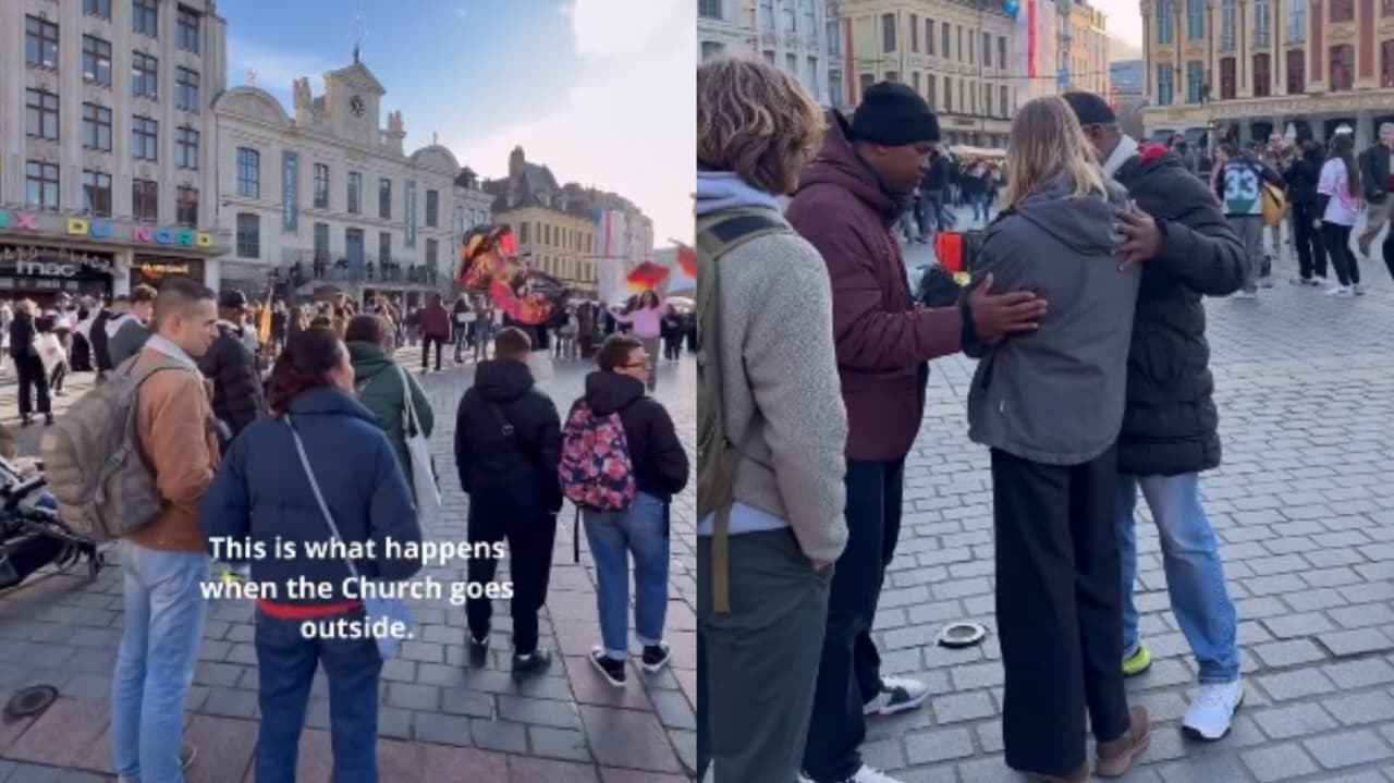 Evangelismo leva 50 pessoas a Jesus nas ruas da França: “Corações foram tocados”