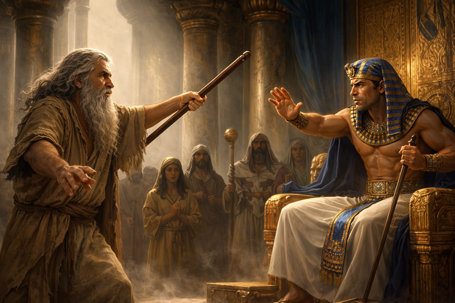 Deixa o meu povo ir: Uma análise do diálogo “teopolítico” entre Moisés e Faraó 