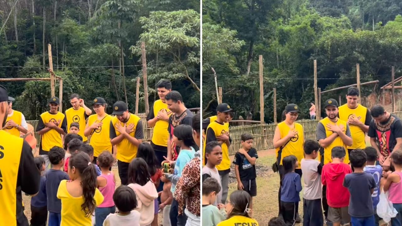 Evangelismo em escola indígena leva crianças a Jesus no interior de MG: “Há esperança””