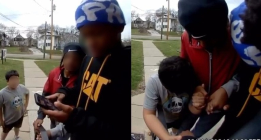 Crianças viralizam ao pedirem oração em igreja após verem símbolo oculto nos EUA”