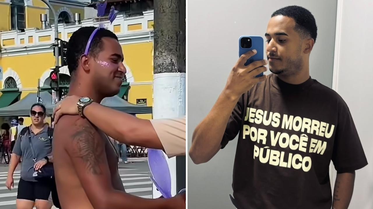 Ex-gay alcançado em evangelismo de rua no Carnaval afirma: “Sou uma nova criatura”