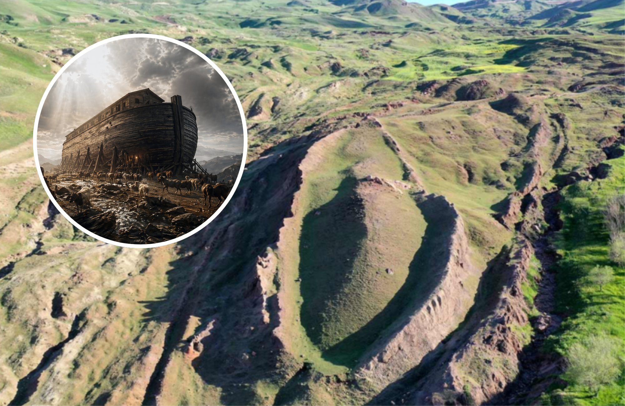 Pesquisadores descobrem formação geológica semelhante à Arca de Noé descrita na Bíblia