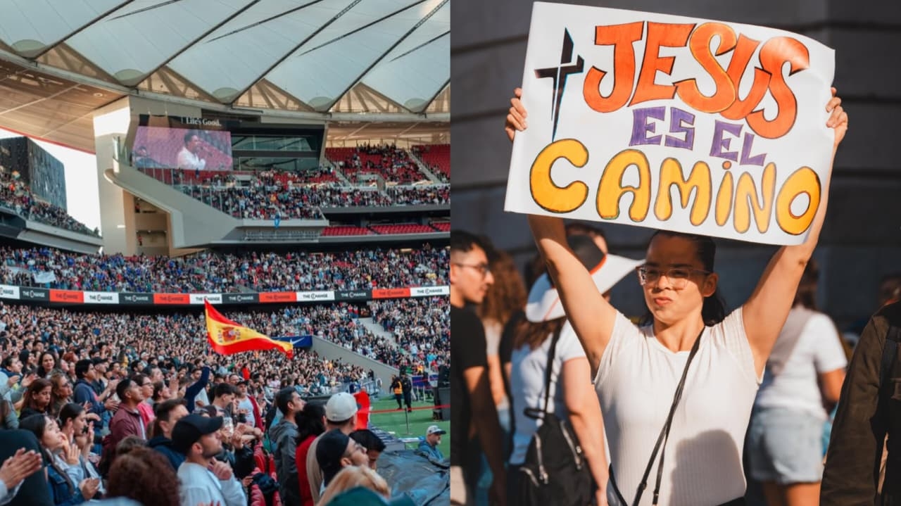 Cristãos evangelizam nas ruas e louvam em estádio em Madri: “Salvação e milagres””