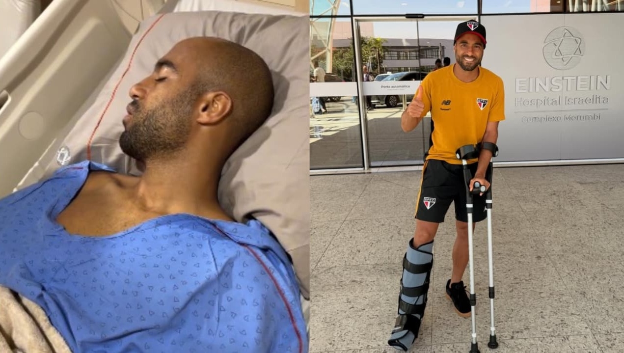 Lucas Moura louva no hospital após cirurgia: "Nenhuma provação é maior que Deus”