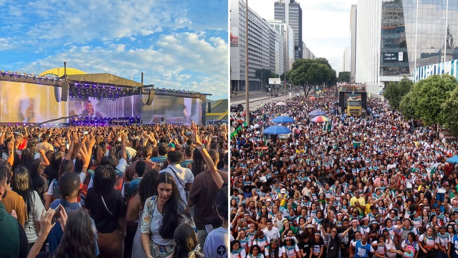 Marcha para Jesus reúne milhares de cristãos no Rio de Janeiro: “Cremos em um avivamento”