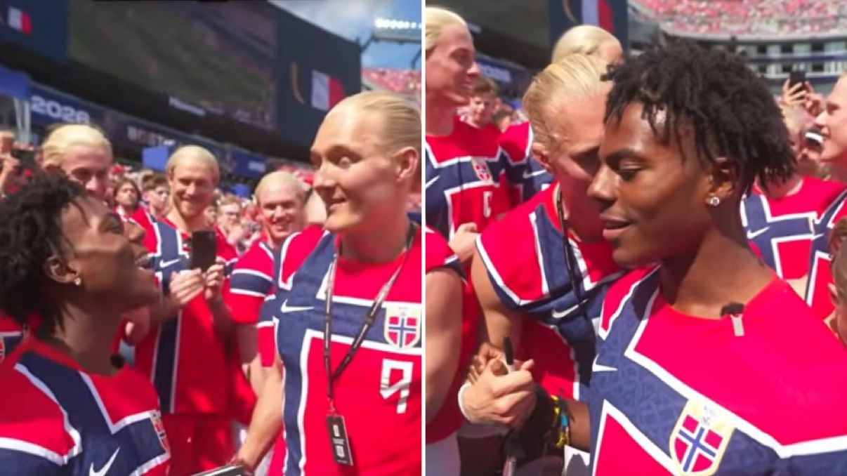 Torcedor da Noruega evangeliza famoso youtuber durante a Copa do Mundo: "Jesus te ama" 