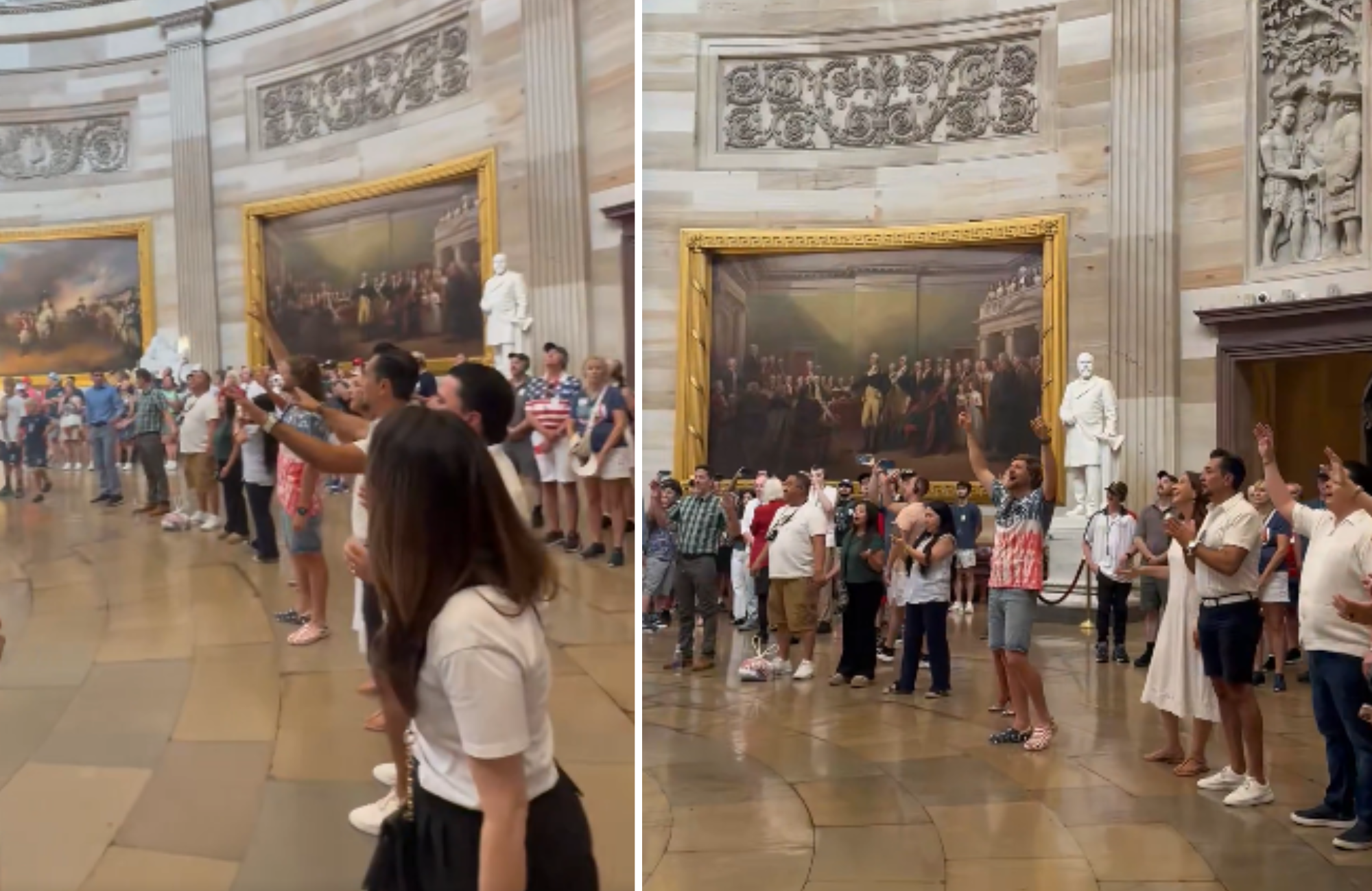 Culto de louvor no Capitólio marca celebração dos 250 anos dos EUA