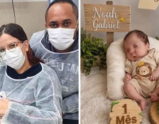 Bebê dado como morto por 2 horas volta à vida e mãe testemunha: ‘Nosso milagre’
