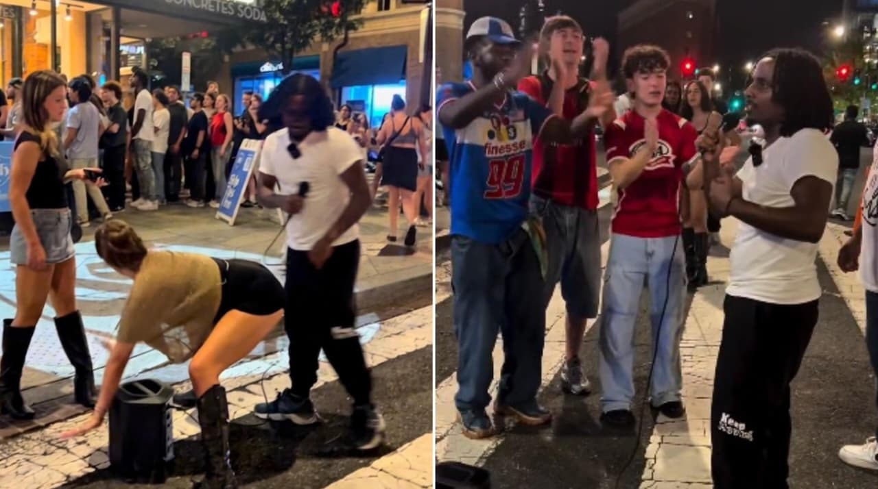 Evangelista de rua continua pregando mesmo sendo assediado nos EUA: “Se arrependam”