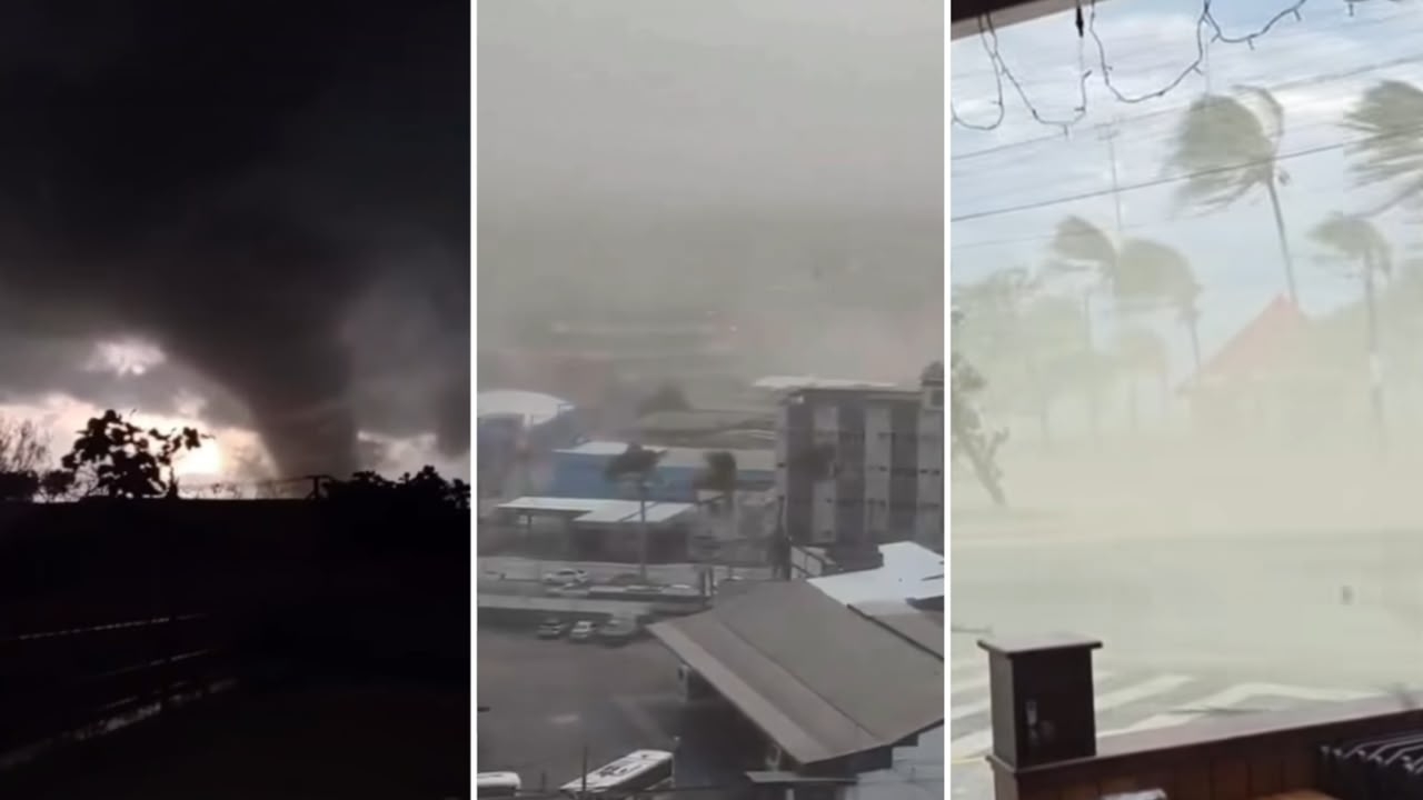Mulher clama a Deus durante tornado no Rio Grande do Sul: "Pai, cuida de nós"