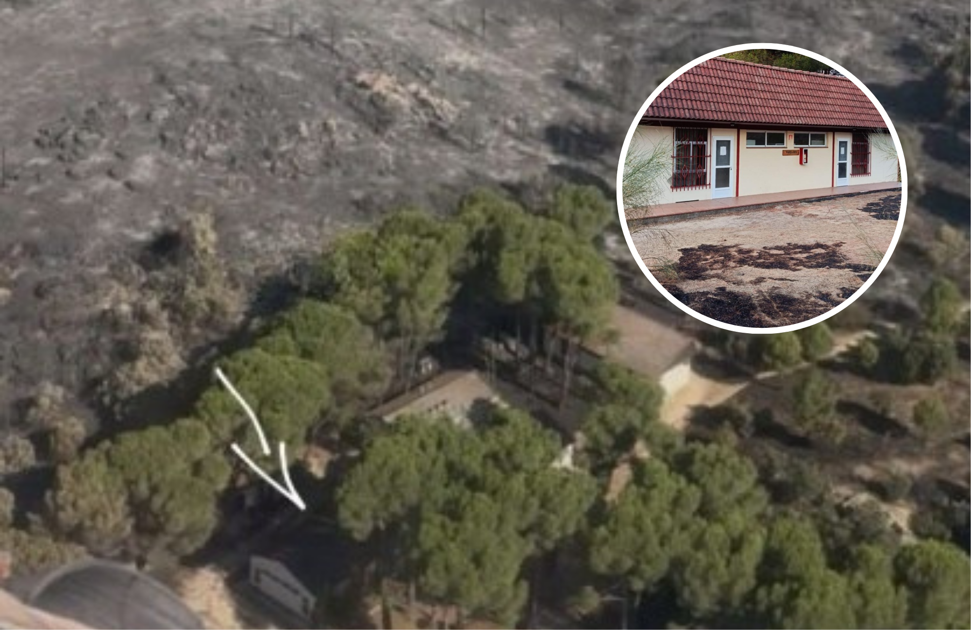 Acampamento cristão fica intacto durante incêndio histórico na Espanha: ‘Foi um milagre’