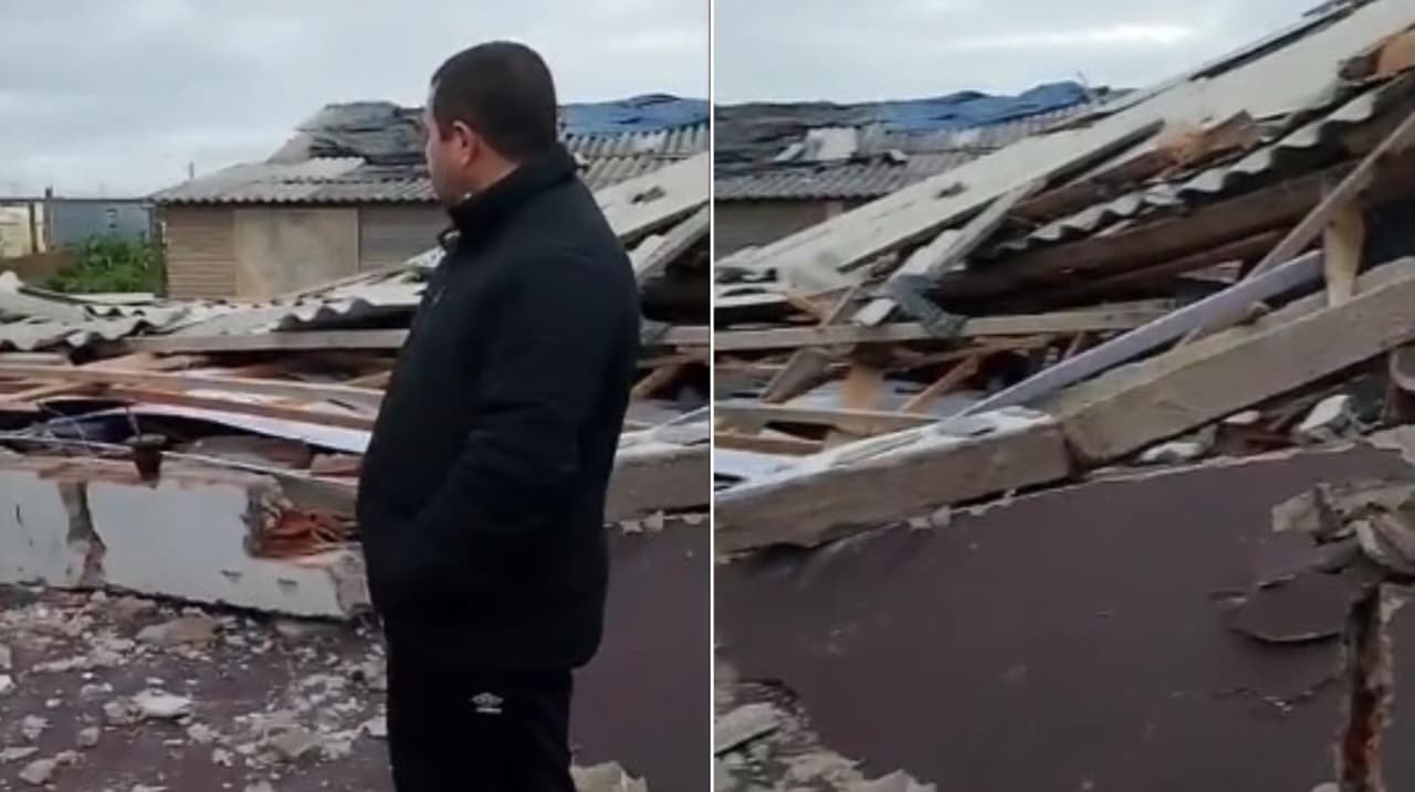 Pastor testemunha livramento após ciclone destruir igreja no RS: ‘Foi a mão de Deus’
