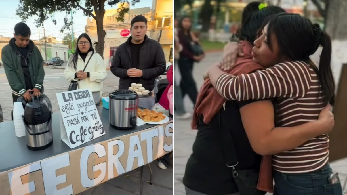 Jovens distribuem café grátis e evangelizam nas ruas da Argentina: “Jesus pagou o preço”