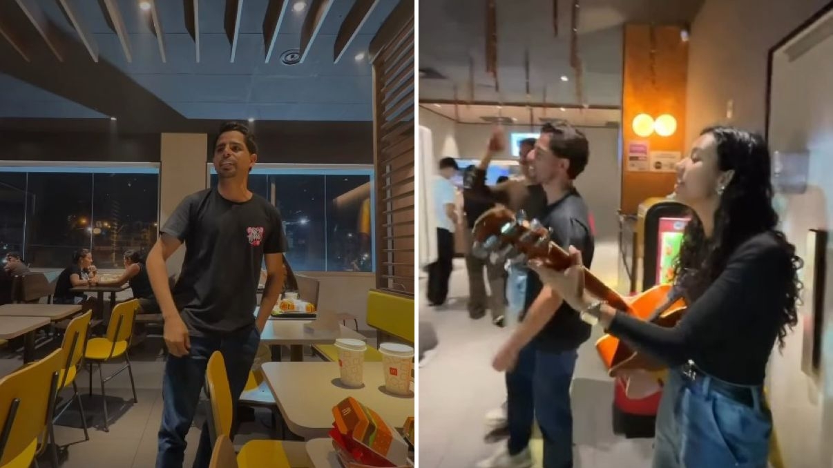 Jovens surpreendem clientes ao pregar em McDonald’s: “Jesus marcou esse encontro”