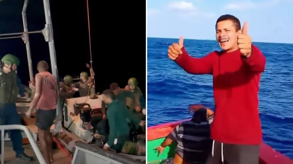 Após 20 dias à deriva, pescadores louvam a Deus durante resgate no Ceará