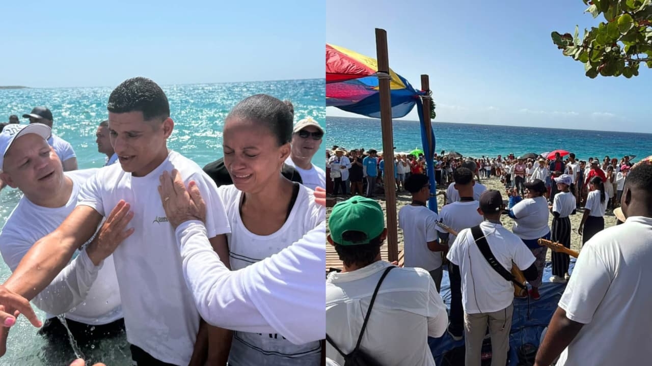 Mais de 300 pessoas são batizadas em praia de Cuba: “Deixaram a vida antiga”