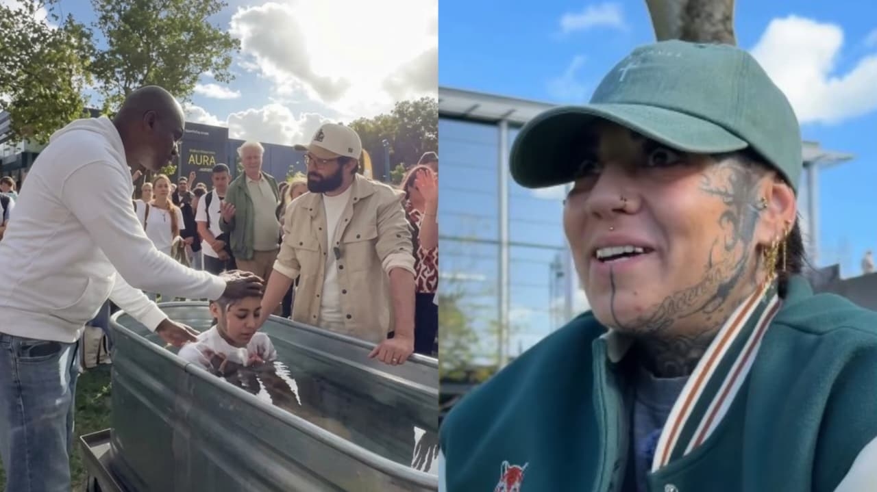 Mulher curada de depressão é batizada nas ruas da Holanda: "Hoje sou filha de Deus"