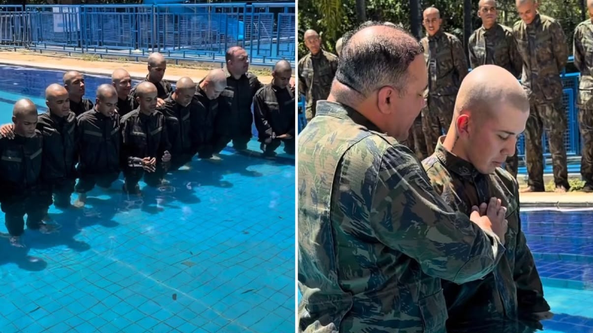Recrutas da Força Aérea Brasileira são batizados em Brasília: “Festa no Céu”
