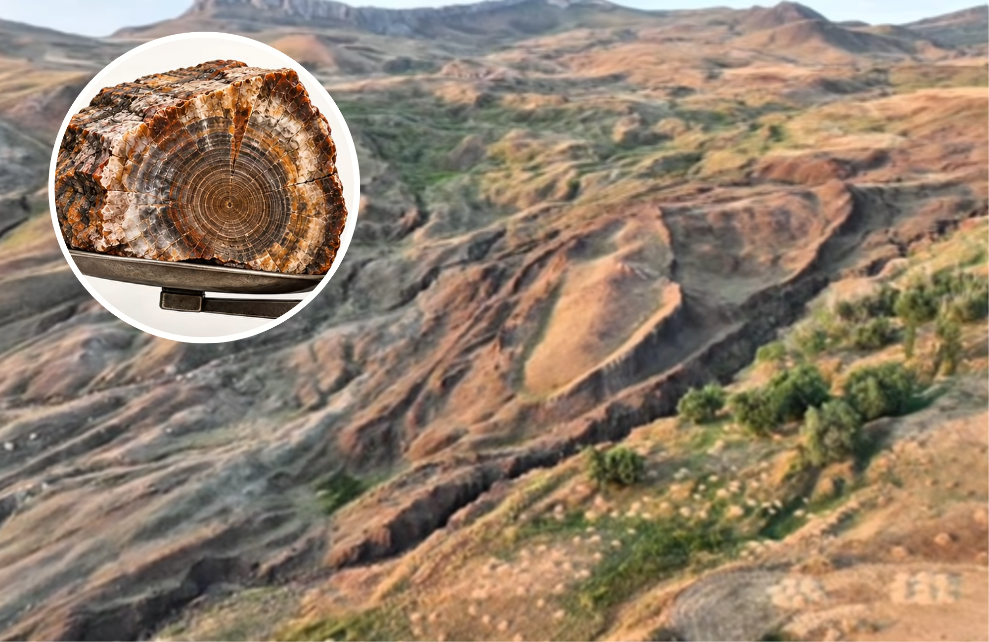 Pesquisa sobre Arca de Noé encontra material que pode ser madeira petrificada