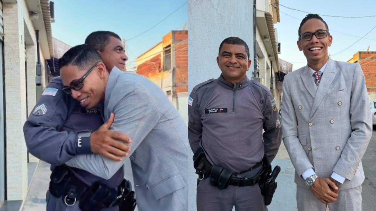 Policial reencontra ex-criminoso que se converteu e diz: "Hoje está pregando a Palavra”